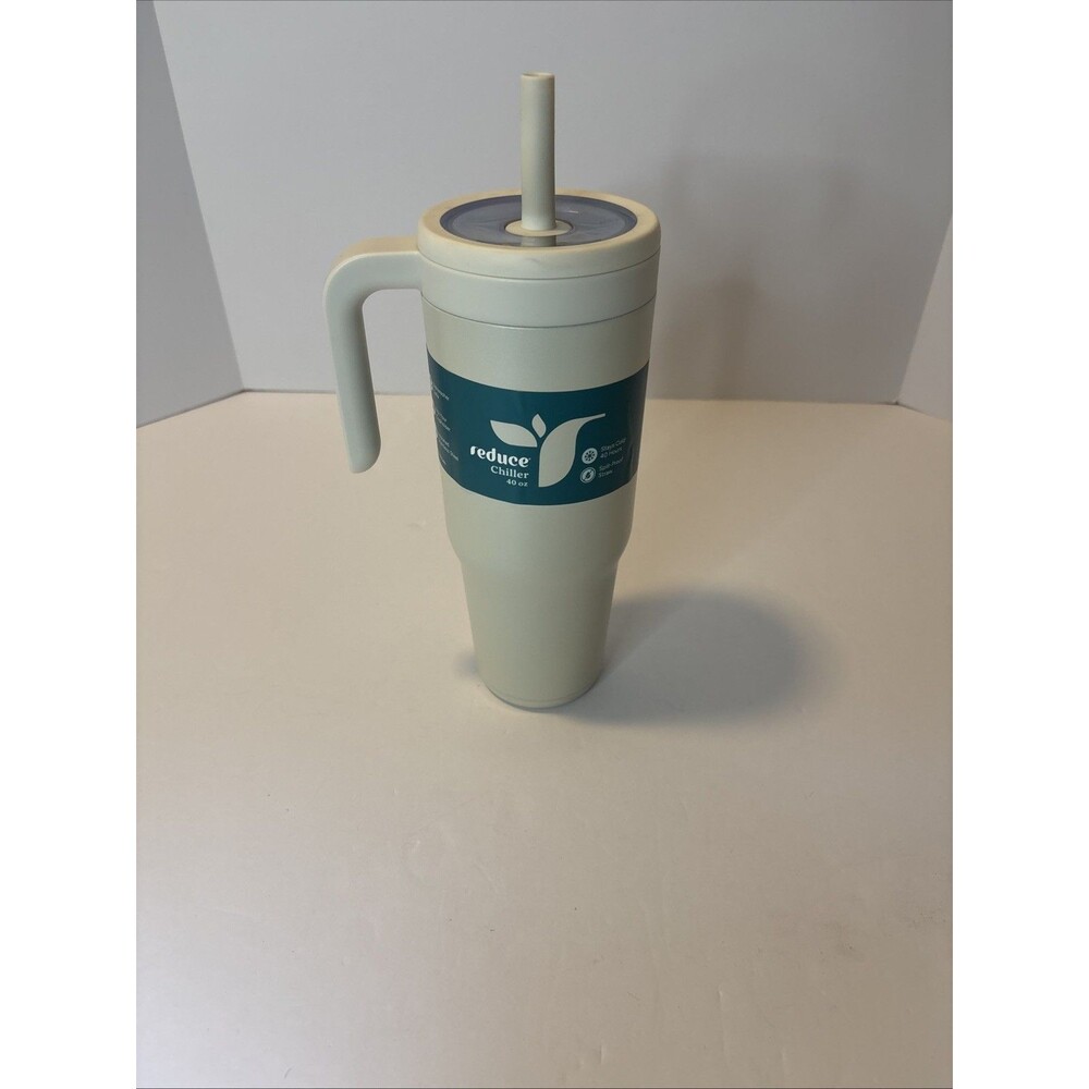 Reduce 40oz Chiller Vacuum Insulated Stainless Steel Spill-Proof Tumbler Opal